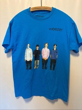 Ripple Junction Weezer Blue Album Graphic Band Tee
